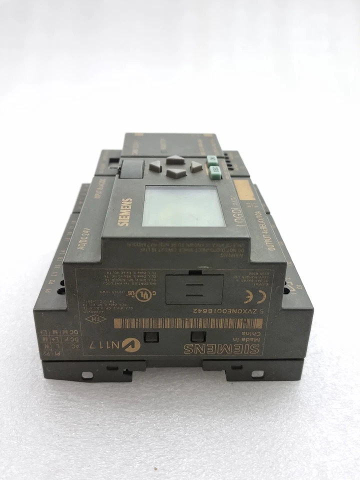 Siemens 6ED1052-1HB00-0BA6 Logo With 6ED1055-1MB00-0BA1 Expansion Module (Used)